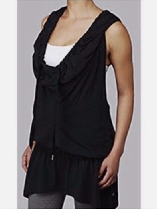 lululemon athletica Tops - Lululemon Too Cool Hooded Cowl Neck Tunic Tank